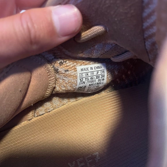 Yeezy Boost 350 V2 Brown and Orange Sneakers - Picture 5 of 5